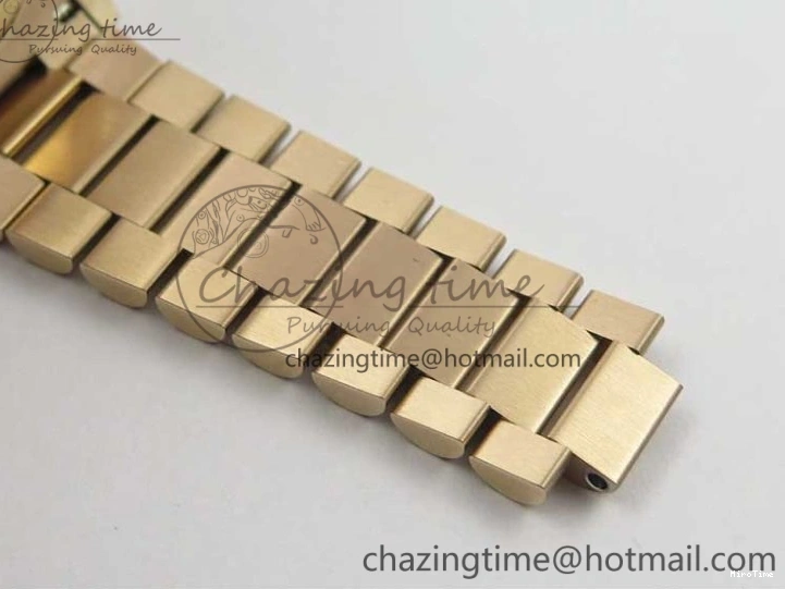 MiroTime 0117 MultiPurpose Day-Date 36 RG 128239 Bp Maker Best Edition White Dial on RG President Bracelet 3139